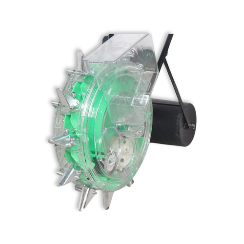 10-Nozzle Manual Garden Push Seeder – Multi-Crop Row Planter for Corn & Beans