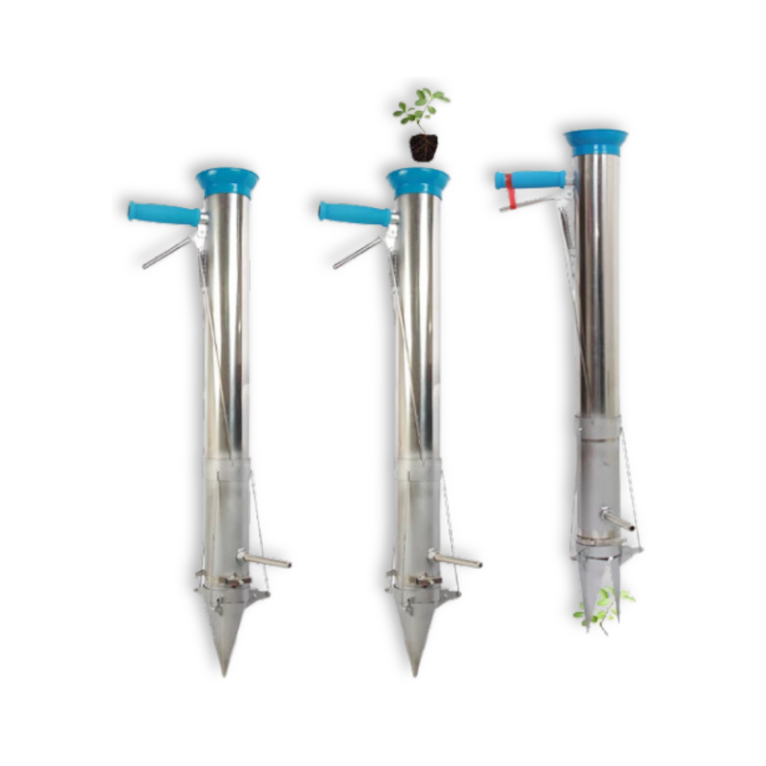 Stainless Steel Seedling Transplanter – Manual Garden Planter Tool