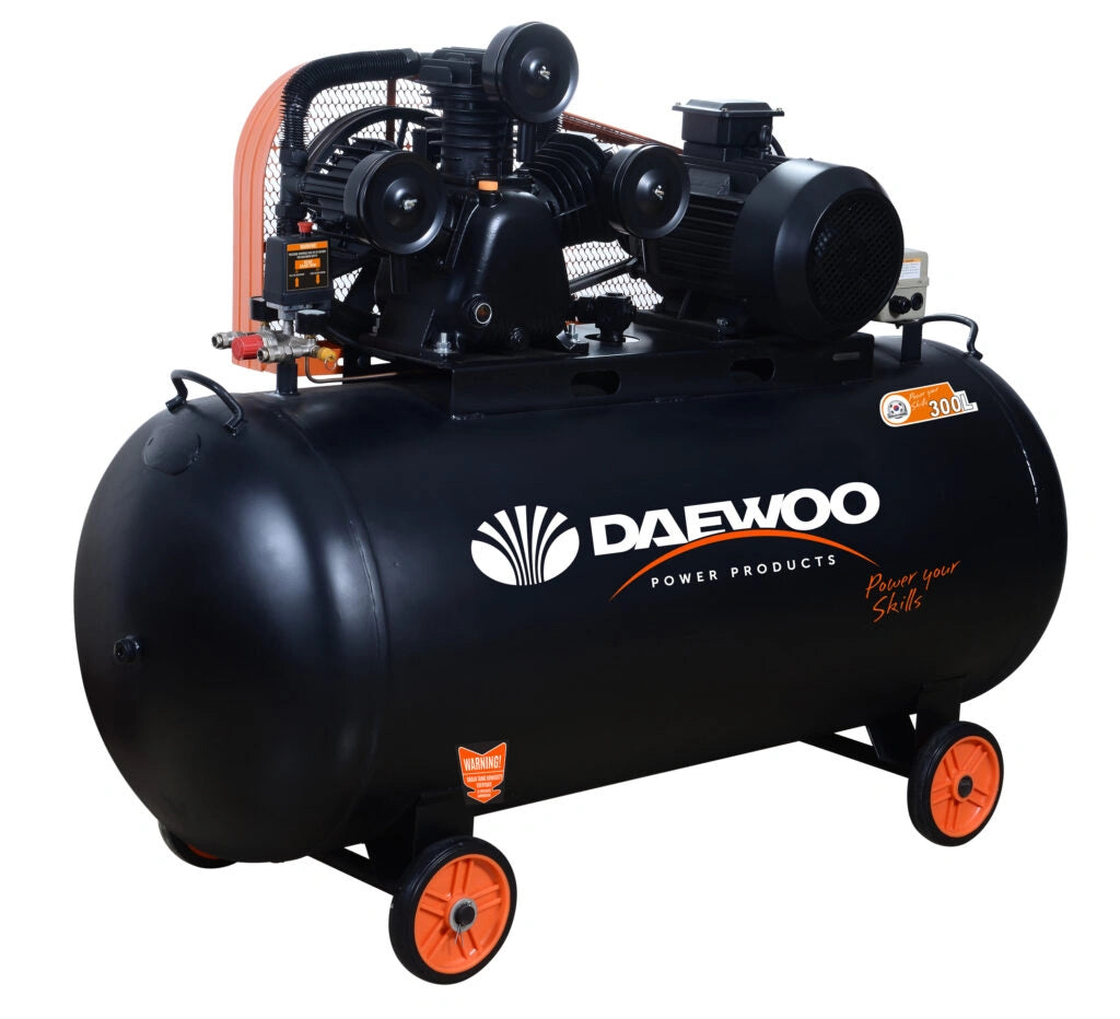 DAEWOO AIR COMPRESSOR 300 LTR (NET WEIGHT 184KG)