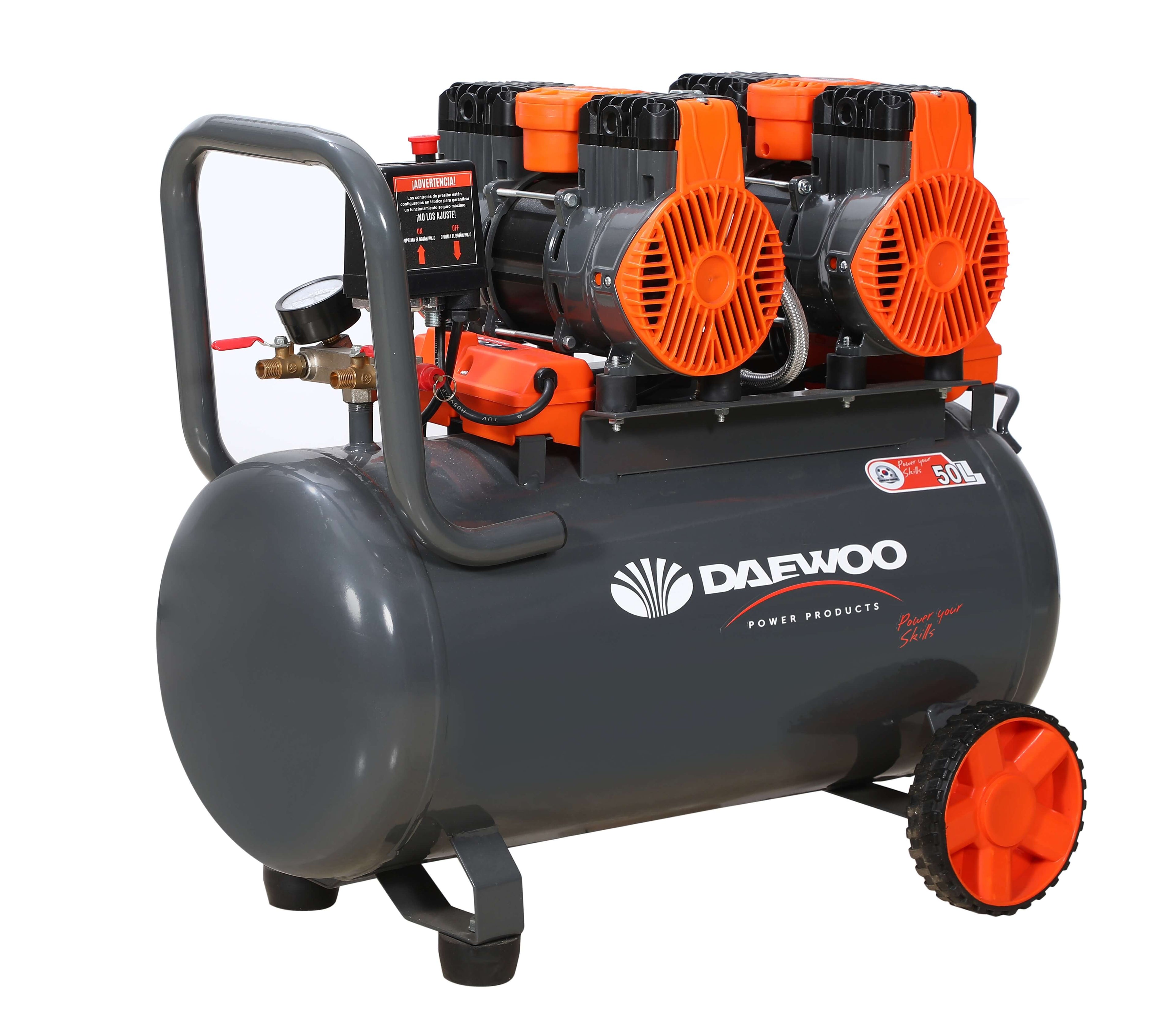 DAEWOO AIR COMPRESSOR 50 LTR (OF) 3hp DOUBLE HEAD
